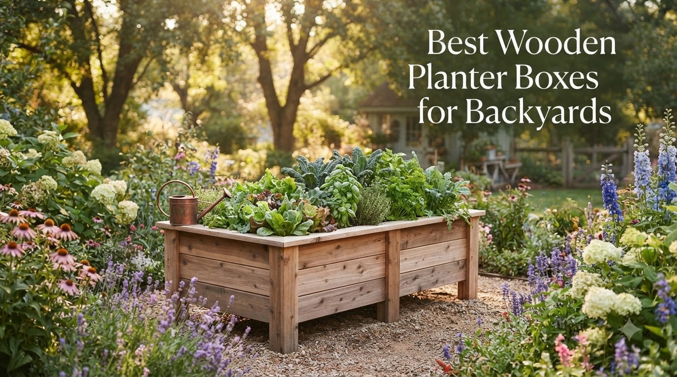 Best Wooden Planter Boxes for Backyards