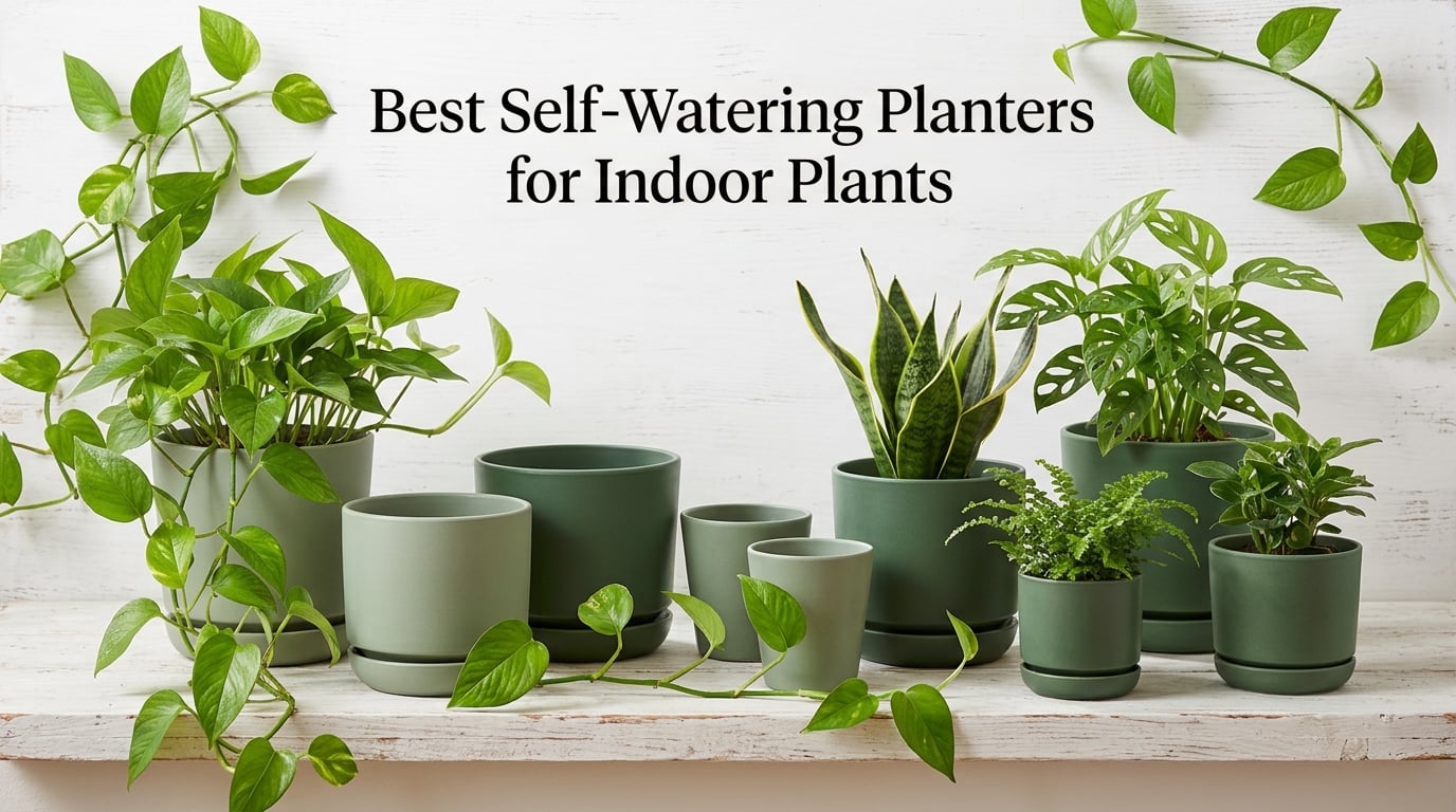 Best Self-Watering Planters for Indoor Plants