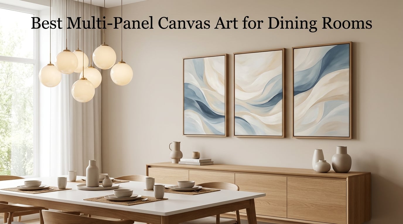 Best Multi-Panel Canvas Art for Dining Rooms