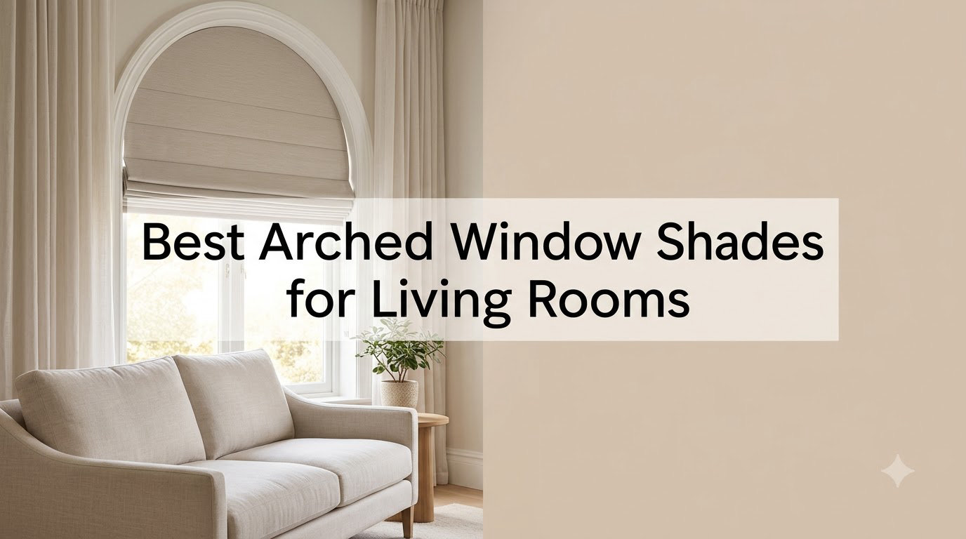 Best Arched Window Shades for Living Rooms